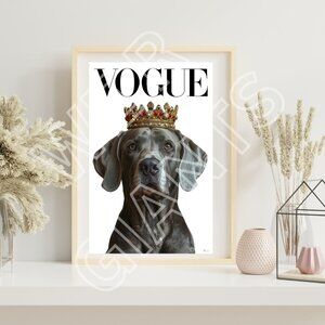 Luxury Vogue Great Dane 11x17 Art Print